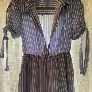 Striped Dress WITH POCKETS